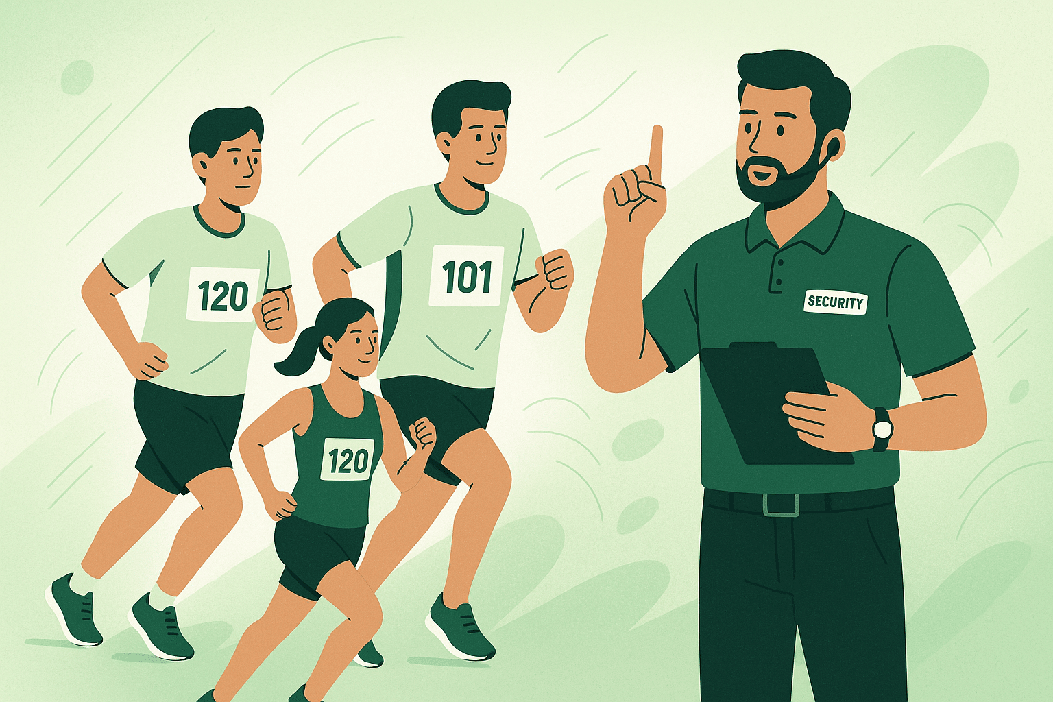 Cómo gestionar la seguridad en carreras populares
