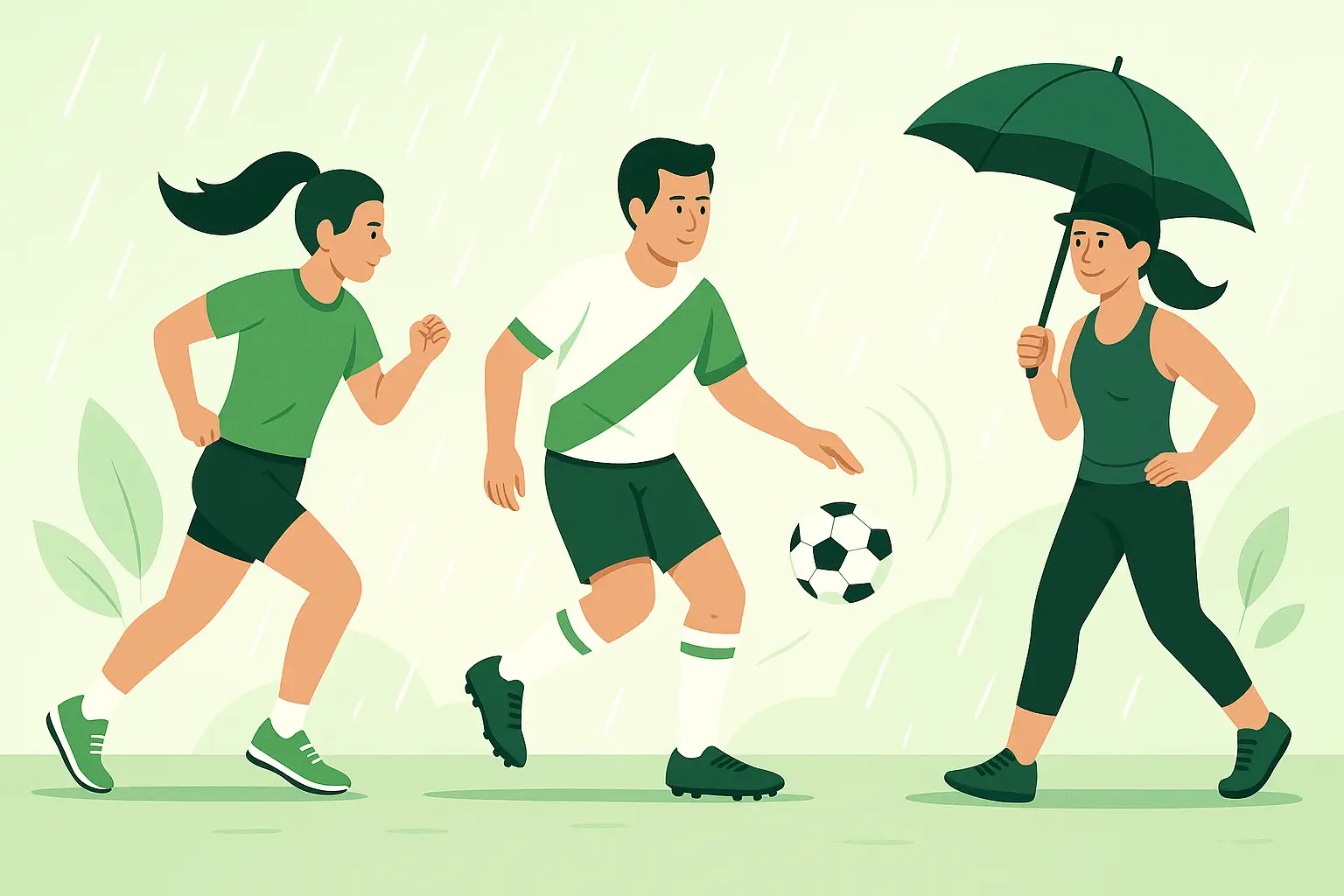 Cómo organizar eventos deportivos en temporada de lluvias